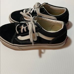 Black and White Vans Size 1.5